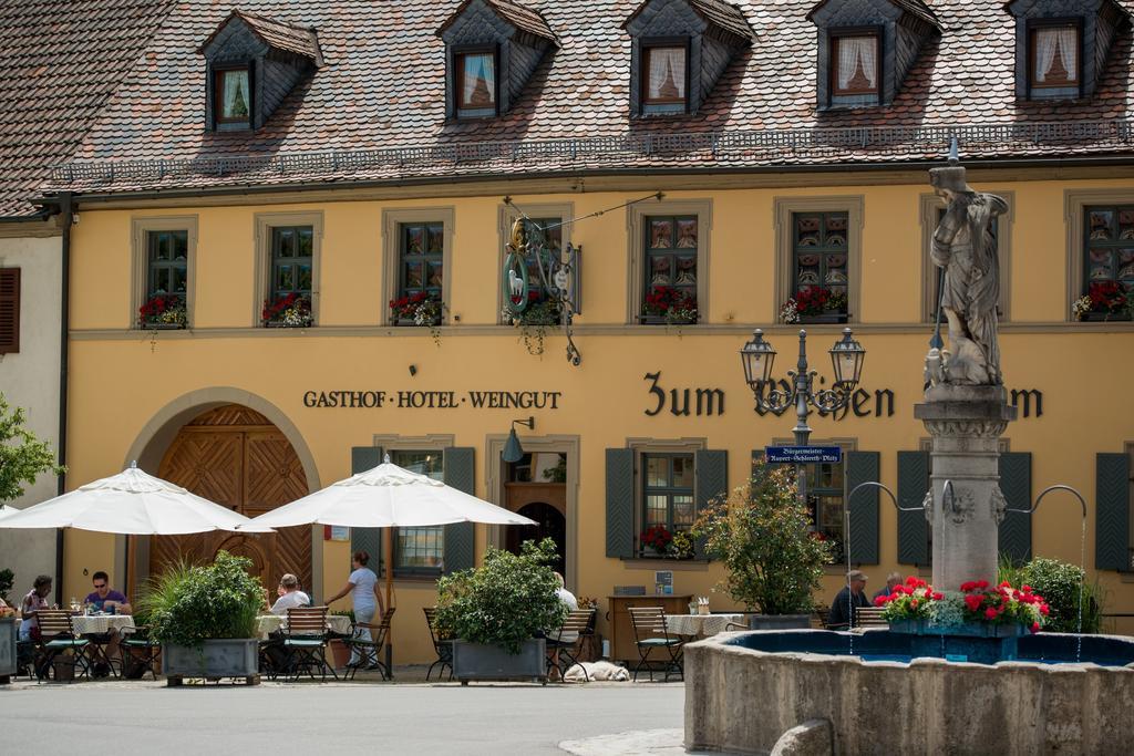 Gasthof Zum Weissen Lamm Sommerach Ngoại thất bức ảnh